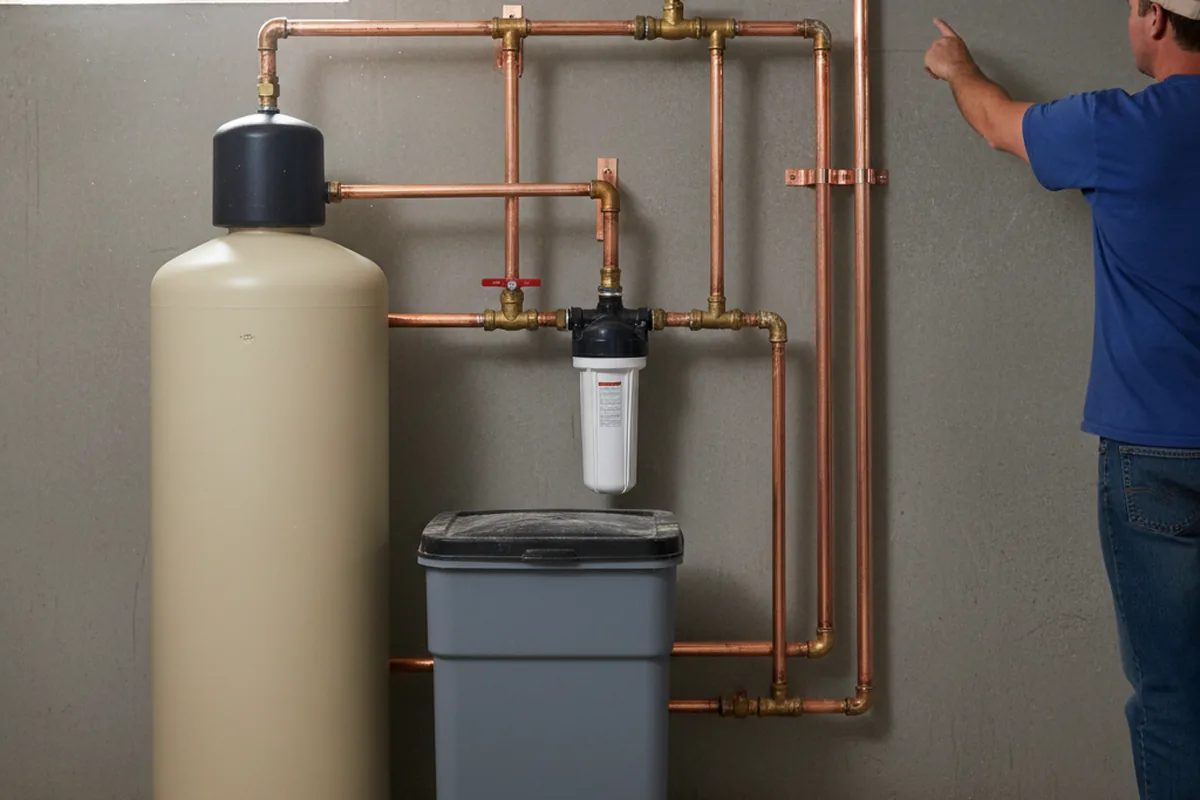 Whole-house water treatment system installed in Salida